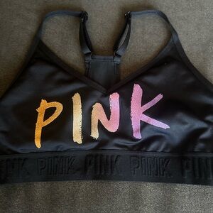 Victoria Secret PINK -Black Sports Bra